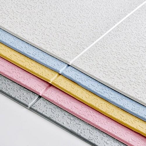 16Pcs 3D Wall DIY Stickers Self-Adhesive Wallpaper Waterproof Panel for Living Room Bedroom TV Background Home Decoration