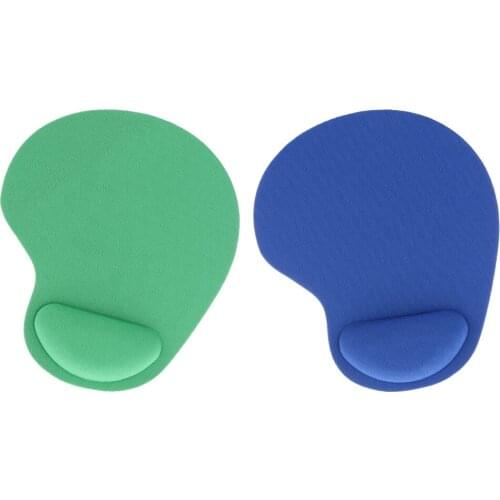 2Piece Comfort Soft EVA Rest Wrist Support Mat Mouse Mice Pad Gaming