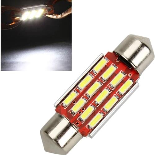 36mm 12 LED DC12-24V Festoon Doom Lamp 4014 SMD