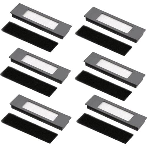 6 Packs Filter Sets Replacement for Ecovacs Deebot OZMO 920, 950, T5, T8 AIVI Robot Vacuums