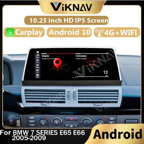 Android car radio for BMW 7 Series E65 E66 2005-2009 car touch screen stereo recorder GPS navigation DVD multimedia player