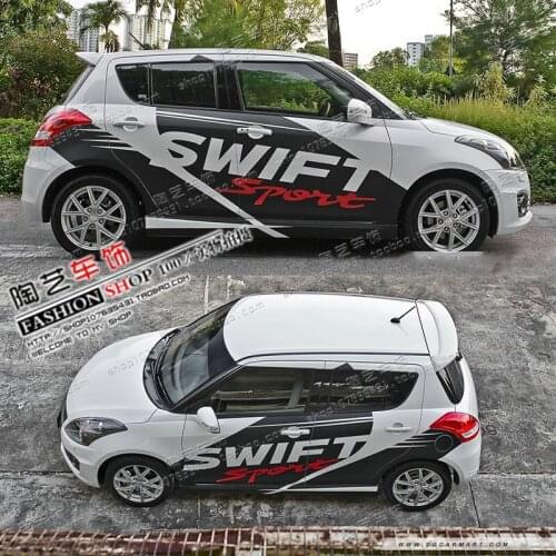Car stickers FOR Suzuki Swift personality car body decoration fashion custom racing decorative decals