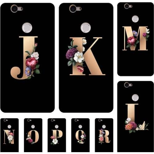 For Huawei Nova Can-L11 5.0" Case Funny Custom Name Letter Couple Cover Fashion Black TPU Soft Phone Coque Capa