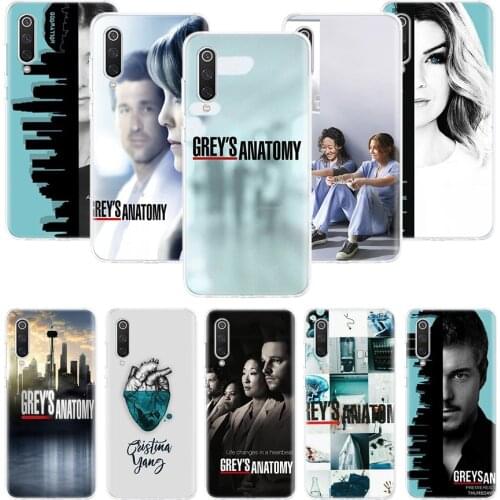 Grey Anatomy Case for Xiaomi Redmi Note 10 9 9S 8 7 6 8T 8A 7A 6A S2 K30 K20 MI 9 8 CC9 F1 Lite Pro Soft TPU Phone Cover