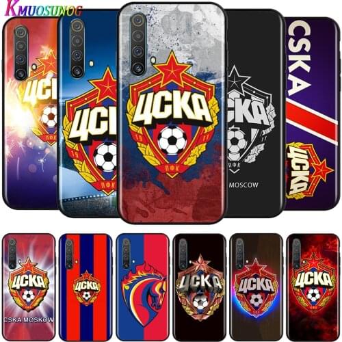 Hot Russia PFC CSKA for Realme V15 V5 V3 X7 X5 X3 X2 Q2 Q2i Pro superzoom C17 C15 C12 C11 C3 C2 Black Phone Case