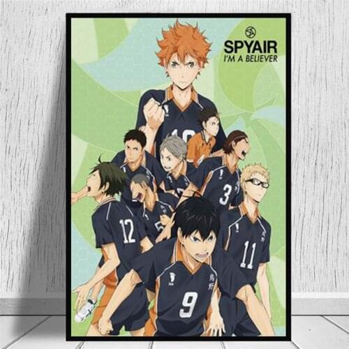 Haikyuu Anime Full Characters Canvas Art Print Painting Modern Wall Picture Home Decor Bedroom Decorative Posters No Frame