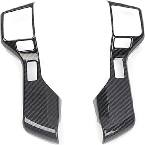 ABS Chrome For Toyota Tacoma TRD Pro 2020 Car Steering Wheel Button Frame Cover Trim Internal Car Styling Accessories