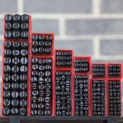 Handmade DIY Leather Tools Leather Steel Punch Alphabet LOGO Letter Number Tool Leather craft Stamp Leather carving seal