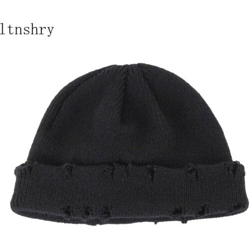 2020 New Beanies for Women Men Solid Woolen Thickened Knit Cap Warm Hat Man Beanie Winter Hats Bonnet Hat Soft Skullie Hat
