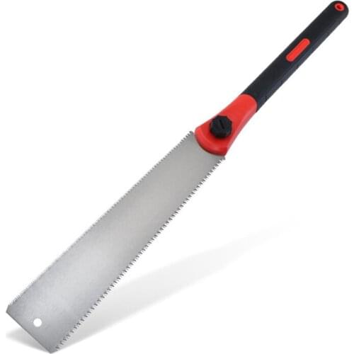 SK5 Double Edge Japanese Saw for Carpenter Wood Camping Dry Wood Bamboo Pruning HandSaw with Hard Teeth Woodworking Tool