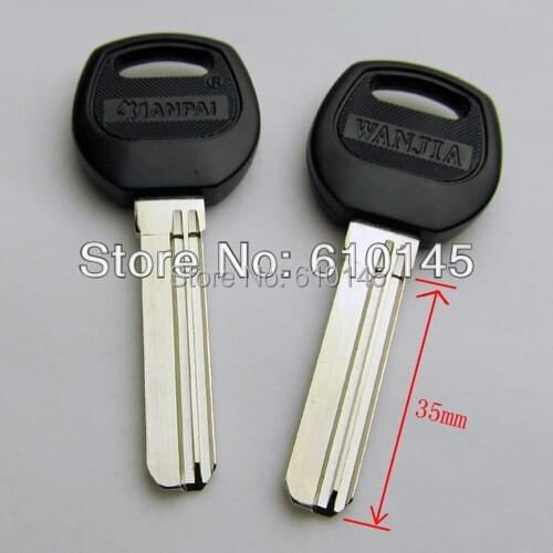 JIAOBAILI left groove Blank key .the key body is 35mm length house key