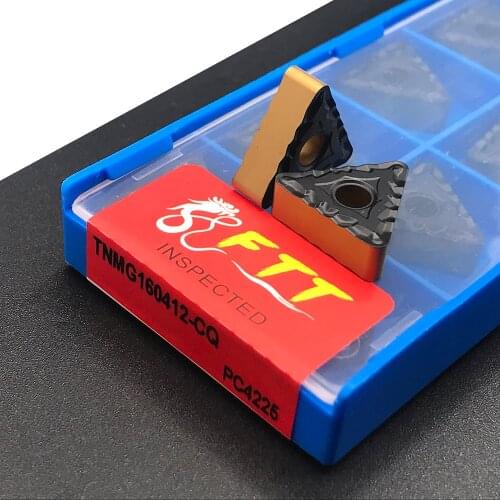 Cutting Lathe CNC tools Lathe cutter 10pcs TNMG160412 CQ PC4225 External Turning Tool Carbide Insert High Quality Turning Tools