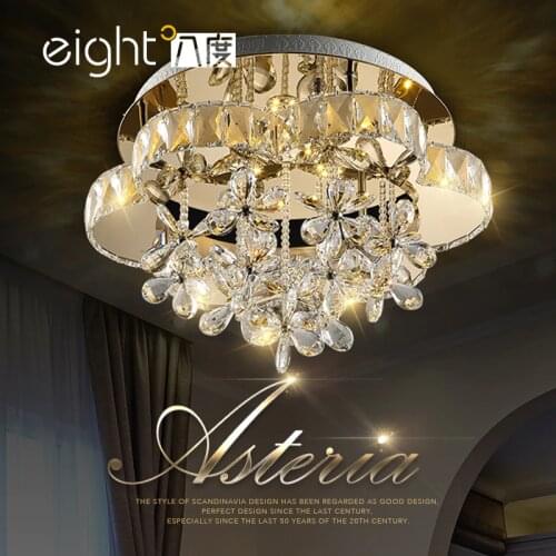Modern LED crystal Ceiling Lights bedroom fixtures Nordic living room ceiling lamps aisle lighting childrens bedroom luminaires