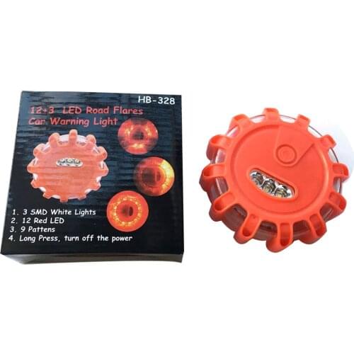 Led Emergency Safety Light Portable Magnetic Flashing Warning Light Roadside Flare Lamp For Car Truck Boat Work Lamp