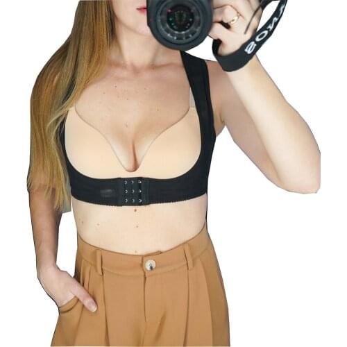 Humpback Correction Underwear Adult Men and Women Invisible Back X-shaped Correction Belt Student Sitting Posture Anti hunchback