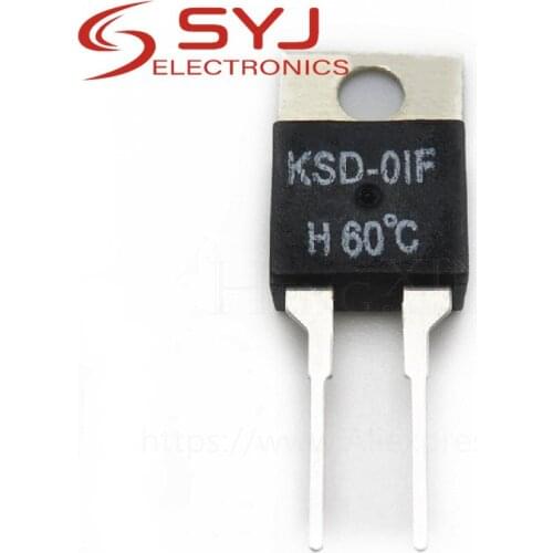 10pcs/lot KSD-01F 40 45 50 55 60 65 70 80 85 degree normally closed thermostat switch Temperature Control TO-220