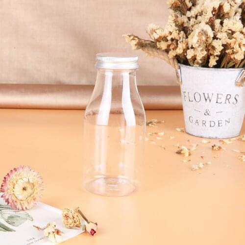 300ml Bath Salt Bottle Transparent Milk Mask Plastic Container Cosmetics Box Oil Storage Jar Silver Lip Travel Makeup Tube Carry