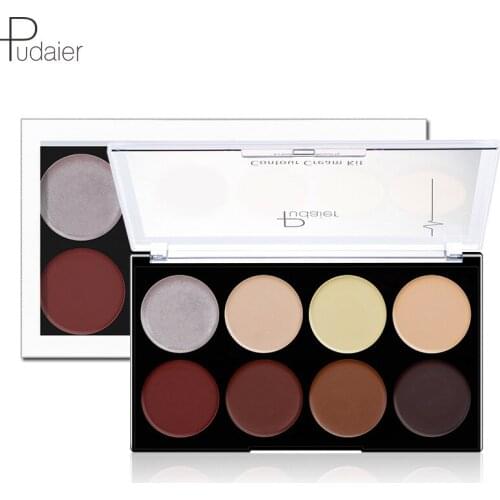 8-Color Highlight Contour Compact Concealer Highlight & Contour Face Makeup Concealer