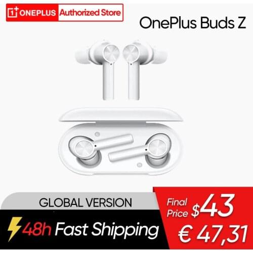 Global Version OnePlus Buds Z Wireless Earphone TWS Bluetooth Earphone Fast Charge IP55 For OnePlus 8T Nord N10
