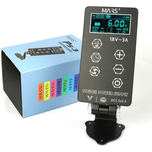 Tattoo Power Supply Intelligent Color LCD Digital Display Permanent Makeup Sets 3-18V Onputs For Tattoo Power Supply