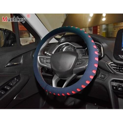 MUCHKEY Brand For Ford F150 2018 EVA Car Steering Wheel Cover With High Ductility Rubber Protective Cover