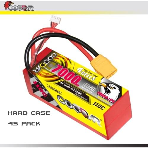 CODDAR 14.8V 110C 7000mAh 4S Lipo Battery With XT60 XT90 EC5 Plug,For Rc Car,Helicopters, Racing RC Boat Truck Buggy Tank Parts