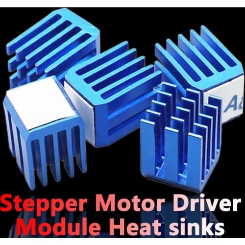 5pcs/lot 3D Printer Parts A4988 DRV8825 LV8729 TMC2100 TMC2208 Stepper Motor Driver Module Heat sinks Cooling Block Heatsink