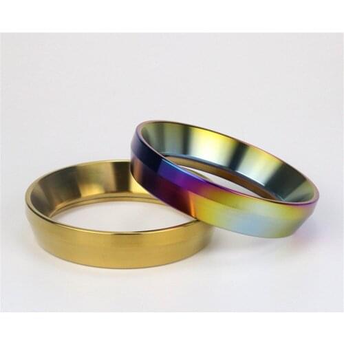 Stainless Steel Dosing Ring Coffee Powder Ring for Beer Mug Coffee Powder Tool Espresso for 51MM 53MM 58MM Coffee Filter Tamper