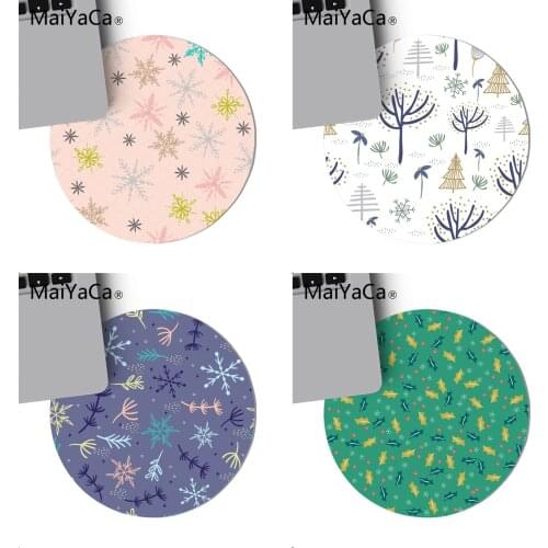 MaiYaCa Christmas snowflakes Keyboard Gaming MousePads gaming Mouse pad For PC Laptop Notebook 20x20cm gamer desk pad