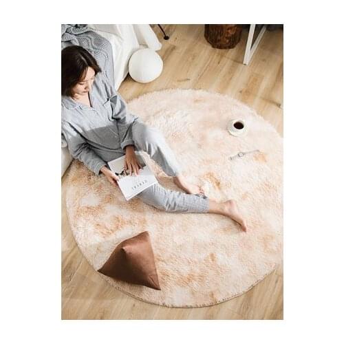 Round Carpet Bedroom Tatami Nordic Style Living Room Home Mat