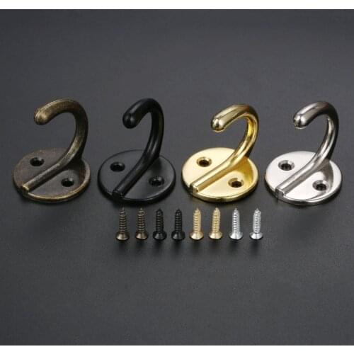 Kitchen Hooks bathroom Hanging Robe Hats Bag Key Wall Hanger Storage Holders Organizer Home Hardware 2x