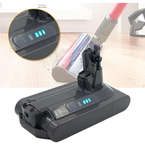 Rechargeable Battery 25.2V 3.0Ah Lithium ion Replacement Battery for Dyson V10 Absolute Cyclone V10 Absolute V10 Fluffy SV12