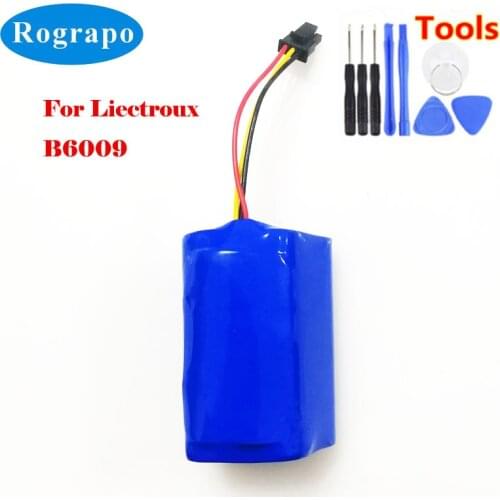 New 14.8V 2600mAh Robot Vacuum Cleaner Li-ion Battery For Liectroux B6009 Accumulator + Free Tools