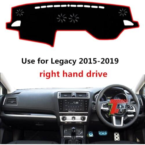 TAIJS Factory 3Colors Good Quality Polyester Fibre Car Dashboard Cover For Legacy 2015 2016 2017 2018 2019 Right hand drive