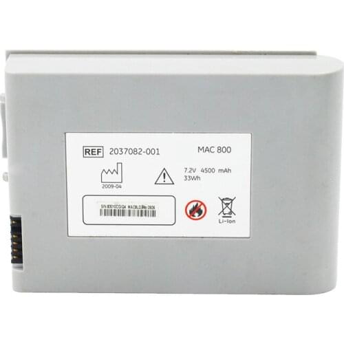 Tops 4500mAH News OTDR Battery for GE MAC800 MAC 800 2037082-001