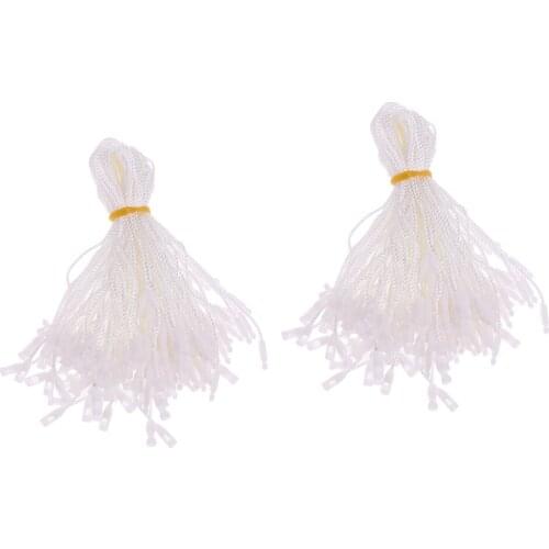 Pack of 200 PE Tag Pin Fasteners Lock Loop for Business 20cm 7.5inch Durable in Use