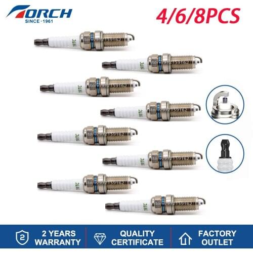 High Quality Genuine Spark Plug TORCH K7RTC for NGK BKR7ESB-D Denso K22PR-U Champion FN507Y Brisk DR12YC Automobiles Ignition