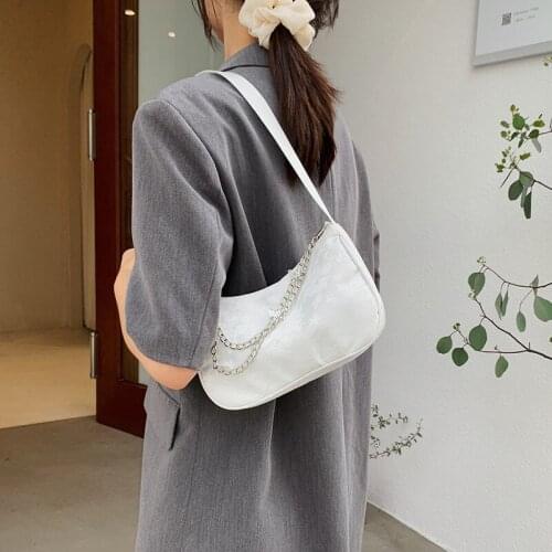 Womens Chain Leisure Armpit Magic Stick Bag Female Fashion Design Fashionable Handbags Single Shoulder Bag