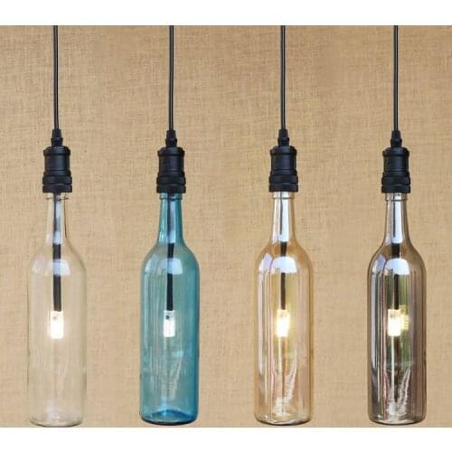 16 bottle droplight n1 pipe 10 】 industrial wind corridor decoration bar nostalgia, wrought iron wall lamp