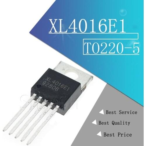 2PCS XL4016E1 TO220-5 XL4016 TO220 4016E1