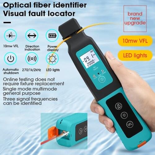 2020 new High quality Fiber Optic Identifier Live Fiber Optical Identifier AUA-40 with Built in 10mw Visual Fault Locator