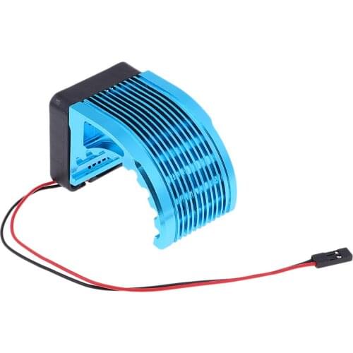 42mm 4268 Brushless Motor Heat Sink with 40mm Cooling Fan RC Car Accessory
