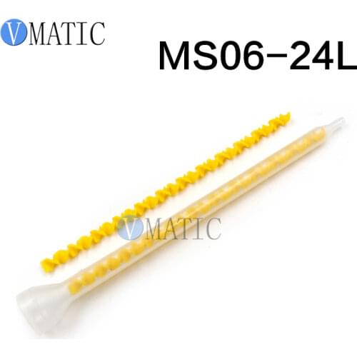 Free Shipping High Quality Plastic Resin Static Mixer MC06-24L Mixing Nozzles For Duo Pack Epoxies