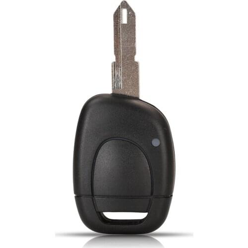 Jingyuqin Remote Uncut Blade Key Shell Cover Case For RENAULT Twingo Clio Kangoo 2005 Master 1 Button Keyless Entry Fob Case
