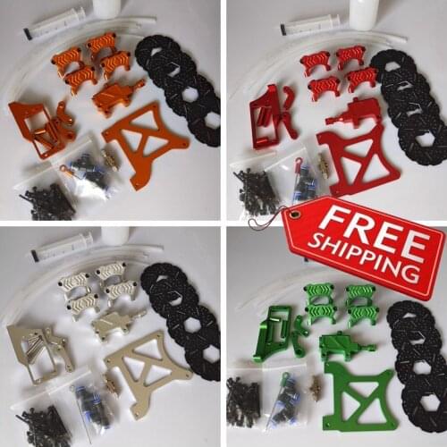 CNC Alloy Baja 4 Four Wheel Hydraulic Disc Brake for HPI KM Rovan Baja 5b 5t 5SC