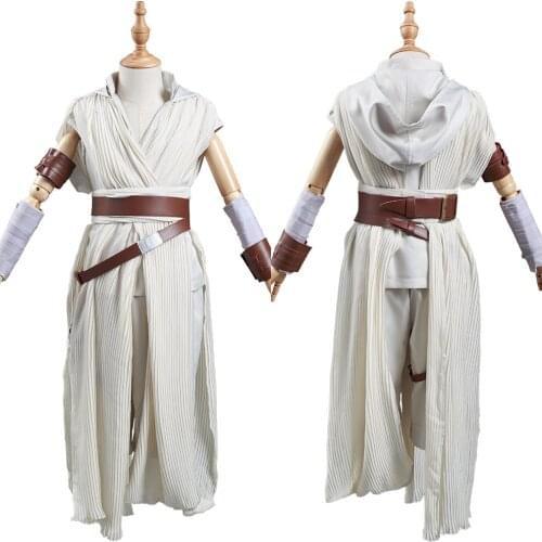 Star Cosplay Wars: Skywalker Rey Cosplay Costume Kids Children Outfits Halloween Carnival Suit