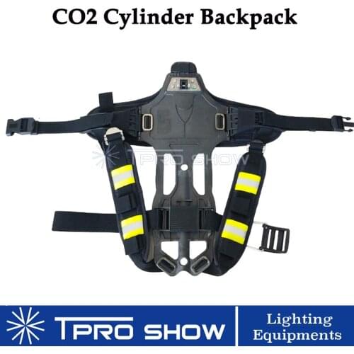 DJ CO2 Gun Back Pack Hand Held LED Pistol CO2 Cylinder Backpack Holder Co2 Tank Compressed Gas Air Cylinder
