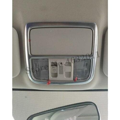 For Honda CRV CR-V 2012 2013 2014 2015 2016 Stainless Steel front ceiling roof reading light lamp cover trim accessories 1pcs