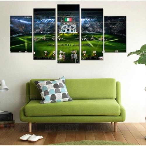 Home Decoration Hd Printed Painting Sport Stadium 5 Panel Pictures Wall Artwork Modular Canvas Posters Modern For Living Room
