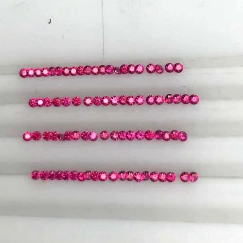Moisangna Original A Quality 0.8-3mm Thailand 100% Natural Corundum 1 Carat Pink Sapphire Gemstones